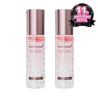 [MEDICUBE] Коллагеновая желе-сыворотка-мист PDRN Pick Collagen Glow Jelly Mist Serum 100мл + 100мл