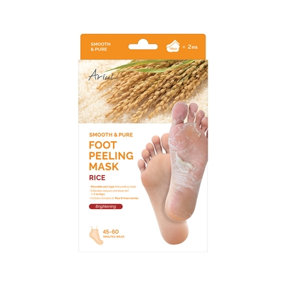 [Ariul] Осветляющая пилинг-маска для ног Smooth & Pure (2 пары)
