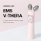[mommy care] EMS-лифтинг устройство для лица V-THERA (розовый), дуо-набор
