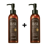 [Skinfood] ★1+1★  Очищающее масло с чёрным сахаром Black Sugar Perfect Cleansing Oil 200мл