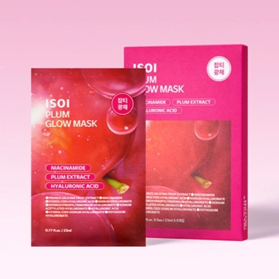 [ISOI] Сияющая маска с сливой Plum Glow Mask (5 шт.)