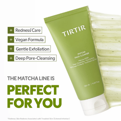 [TIRTIR] Очищающая пенка с матчей Matcha Pack Cleanser 120мл