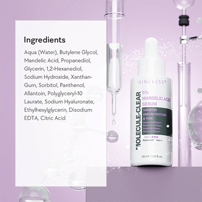 [NINELESS] Сыворотка с 5% миндальной кислотой Molecule-Clear 30мл