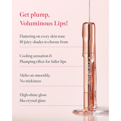 [Coralhaze] Объёмный бальзам для губ Lip Fondue (10 оттенков)