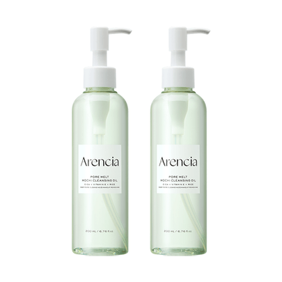 [ARENCIA] Двойной дуо-набор гидрофильного масла Pore Melt Mochi Cleansing Oil (200 мл + 200 мл)