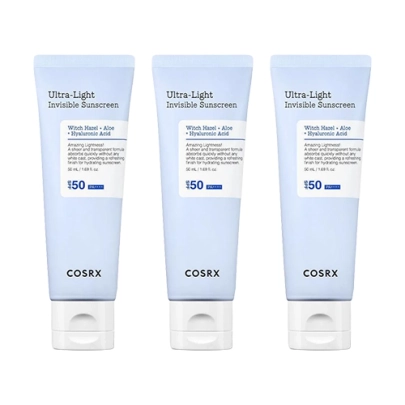 [COSRX] Ультралёгкий невидимый солнцезащитный крем 50мл (3шт)