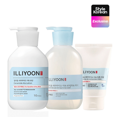 [ILLIYOON] Набор Ceramide Ato Body Care Trio