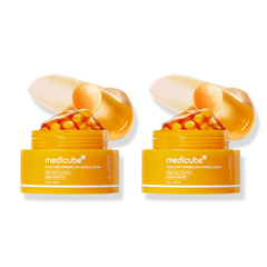 [MEDICUBE] Крем с капсулами витаминов с койевой кислотой и куркумой Kojic Acid Turmeric Vita Capsule Cream Duo