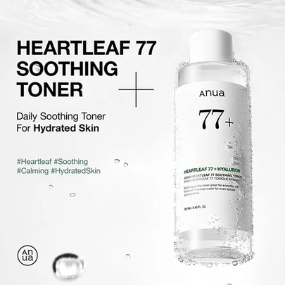[Anua] мини Успокаивающий тонер Heartleaf 77% 40 мл