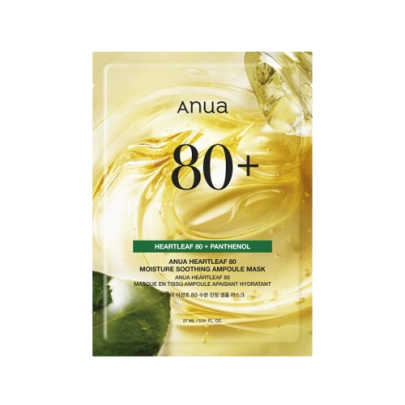 [Anua] Тканевая маска Heartleaf 80 Moisture Soothing Ampoule Mask (1 шт.)