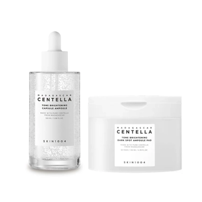 [SKIN1004] Дуо пэдов и ампулы для осветления тёмных пятен Madagascar Centella Tone Brightening Dark Spot Pad & Ampoule