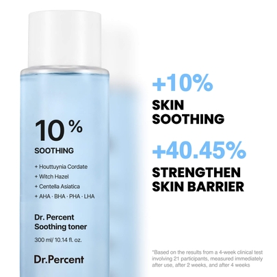 [Dr.Percent] Успокаивающий тонер Soothing 10% Toner 300 мл