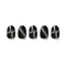 [EDGEU] Наклейки для ногтей Cross Black Magnet Nail Strips