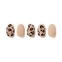 [EDGEU] Наклейки для ногтей Leopard Neon Glow Nail Strips