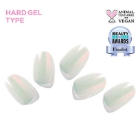 [EDGEU] Наклейки для ногтей Mirror White Nail Strips