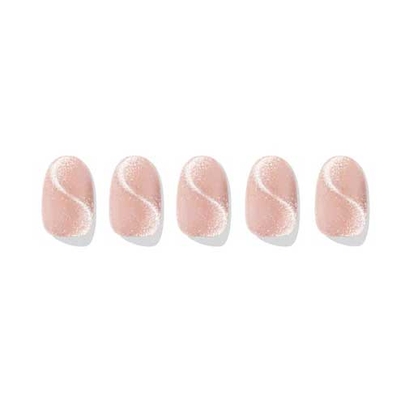 [EDGEU] Наклейки для ногтей Wave Pink Magnet Nail Strips