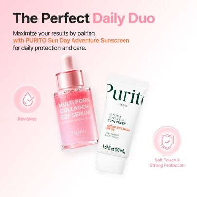 [Purito Seoul] Сыворотка Multi PDRN Collagen EGF Serum 30 мл