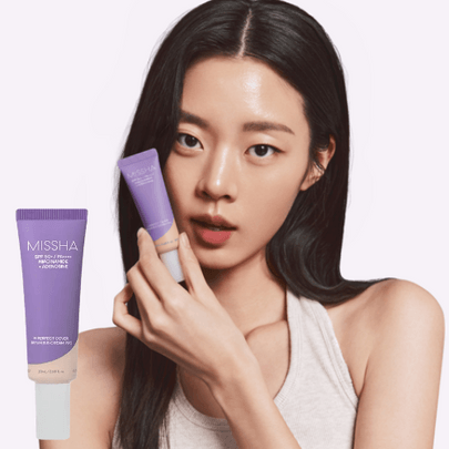 [Missha] обновлённая версия BB-крем-сыворотка M Perfect Cover Serum BB Cream 20 мл (4 оттенка)