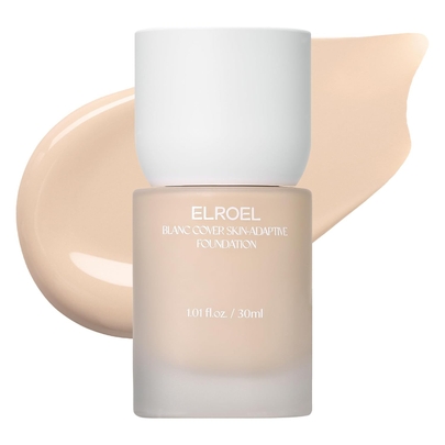 [ELROEL] Тональная основа Blanc Cover Skin-Adaptive Foundation 30 мл (8 оттенков)