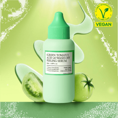 [FULLY] Смываемая пилинг-сыворотка Green Tomato Acid 20 Wash Off Peeling Serum 50 мл