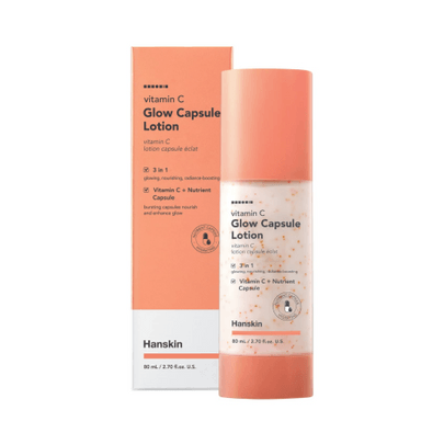 [Hanskin] Лосьон с капсулами витамина C Vitamin C Glow Capsule Lotion 80 мл