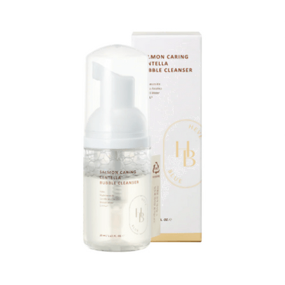 [HEVEBLUE] мини Пузырьковое очищающее средство Salmon Caring Centella Bubble Cleanser 30 мл