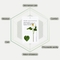[HUECALM] Балансирующая тканевая маска с хауттюйнией (Heartleaf) Heartleaf pH Balancing Mask (1 шт.)
