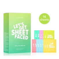[I DEW CARE] обновлённая версия Набор тканевых масок на 14 дней Let’s Get Sheet Faced