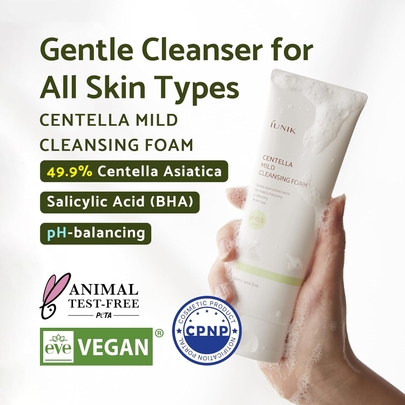 [iUNIK] ★1+1★  Пенка для умывания Centella Mild Cleansing Foam 120 мл