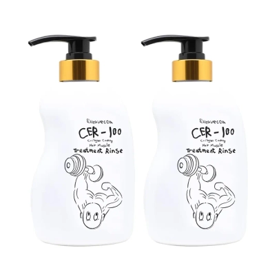 [Elizavecca] Дуо кондиционеров для волос с коллагеном Collagen Coating Hair Muscle Treatment Rinse 500мл