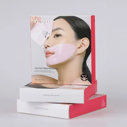 [Avajar] Гидрогелевая маска с красным коллагеном Red Collagen (5шт)