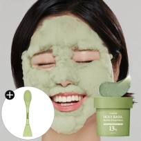 [P.CALM] Глубоко очищающая пузырьковая маска с базиликом Holy Basil Bubble Deep Mask 90мл