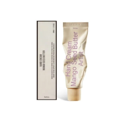 [hetras] Парфюмированный крем для рук с маслом семян манго Perfumed Mango Seed Butter Hand Cream 50мл #Artist