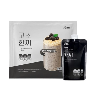 [GRN+] Ореховый чёрный протеиновый шейк Nutty Black (50г×7 шт.)