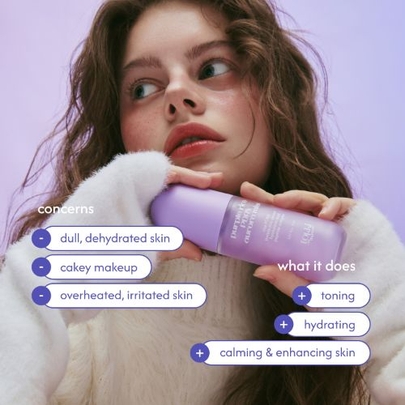 [tokki on the moon] Сияющий мист с PDRN и фиолетовым рисом Purple Rice Aurora Mist 85мл
