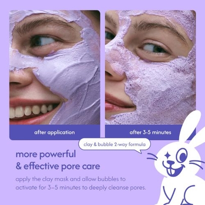 [tokki on the moon] Пузырьковая маска с PDRN и фиолетовым рисом Purple Rice 50мл