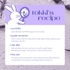 [tokki on the moon] Пузырьковая маска с PDRN и фиолетовым рисом Purple Rice 50мл