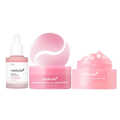 [MEDICUBE] Укрепляющее трио Pink Collagen Firming Trio