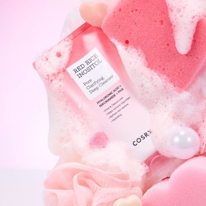 [COSRX] Глубоко очищающий гель для умывания Red Rice Inositol Pore Clarifying 150мл