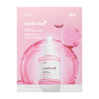 [MEDICUBE] Сывороточная маска с PDRN и розовыми пептидами (6шт)