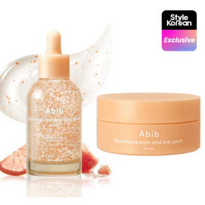 [Abib] Глутатионовый дуо-набор: Kojic Acid Eye Patch & Dark Spot Vita Serum