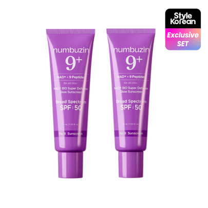 [Numbuzin] Дуо-набор No.9 Nad+ 9 Peptides Dewy Sun Essence
