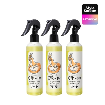 [Elizavecca] Спрей для волос CER-100 с коллагеновым покрытием Hair A+ Muscle 250мл (3шт)