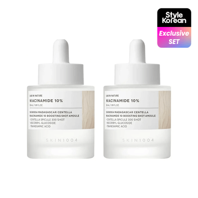 [SKIN1004] Дуо-набор ампул Madagascar Centella Niacinamide 10 Boosting Shot (30мл + 30мл)