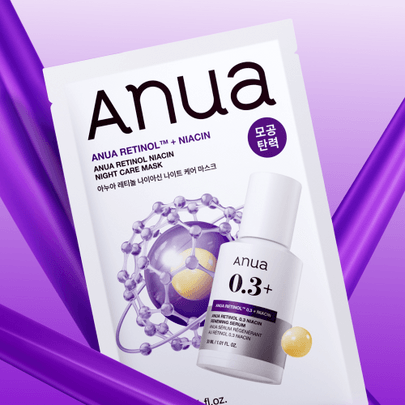 [Anua] 4 шт. Ночная маска Retinol Niacin Night Care Mask 24 мл