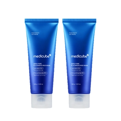 [MEDICUBE] Дуо-набор грязевых масок Zero Pore Blackhead Mud Mask
