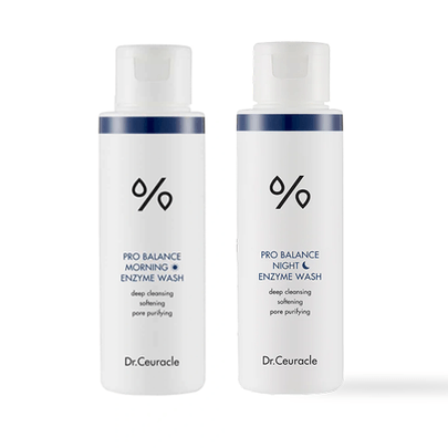[Dr.Ceuracle] Дуо-набор энзимной пудры Pro Balance Morning & Night Enzyme Wash (50 мл + 50 мл)
