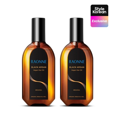 [RAONNE] Дуо-набор масла для волос Black Argan Hair Oil (100 мл × 2)