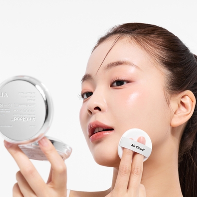 [VT Cosmetics] Солнцезащитный кушон Air Cloud Water Powder Sun Cushion SPF 50+ PA++++, 12 г