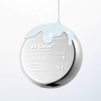 [VT Cosmetics] Солнцезащитный кушон Air Cloud Water Powder Sun Cushion SPF 50+ PA++++, 12 г